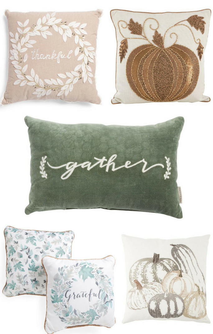 Cute fall pillows - 30 best fall pillows of 2018 - Thanksgiving decor - Decorating for fall - Autumn decor 