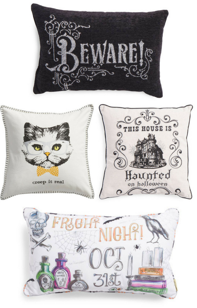 Halloween home decor - Halloween themed pillows - Cute fall pillows - 30 best fall pillows of 2018 