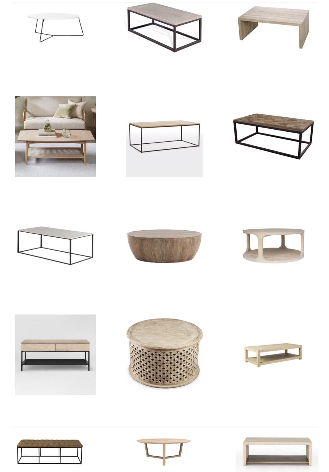 Coffee Table Roundup