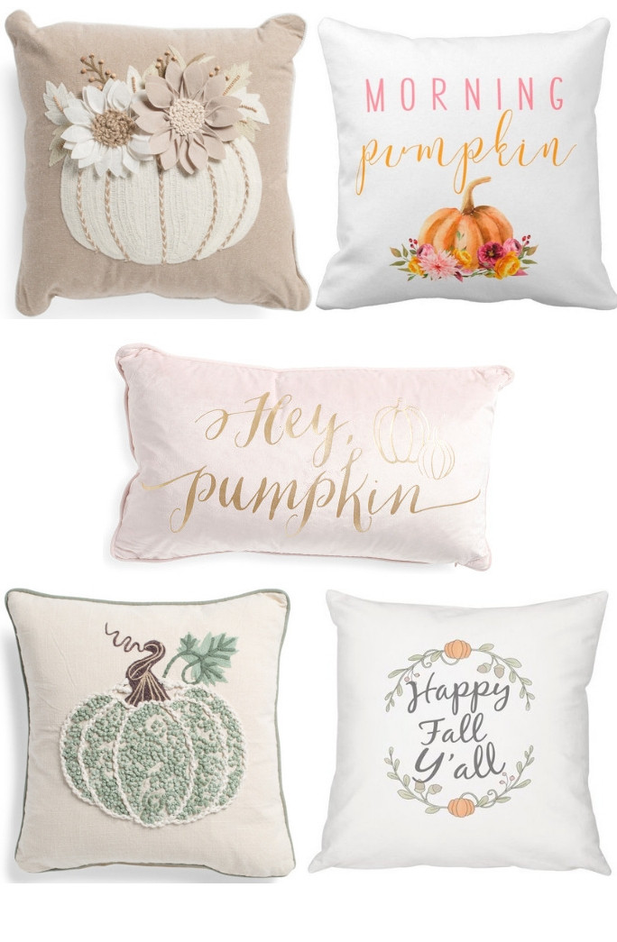 Cute pastel fall pillows 