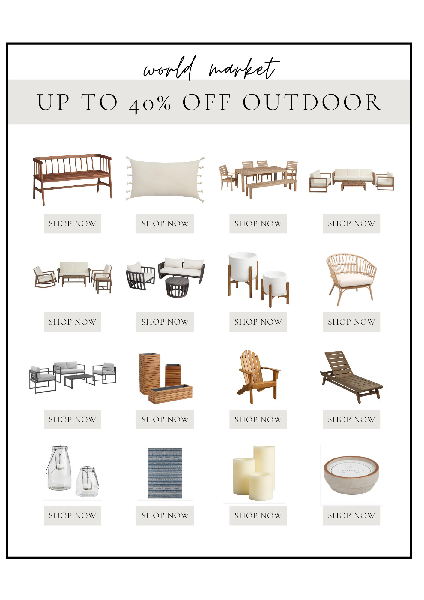 My Outdoor Sofa Cleaning Method + A Patio Sale