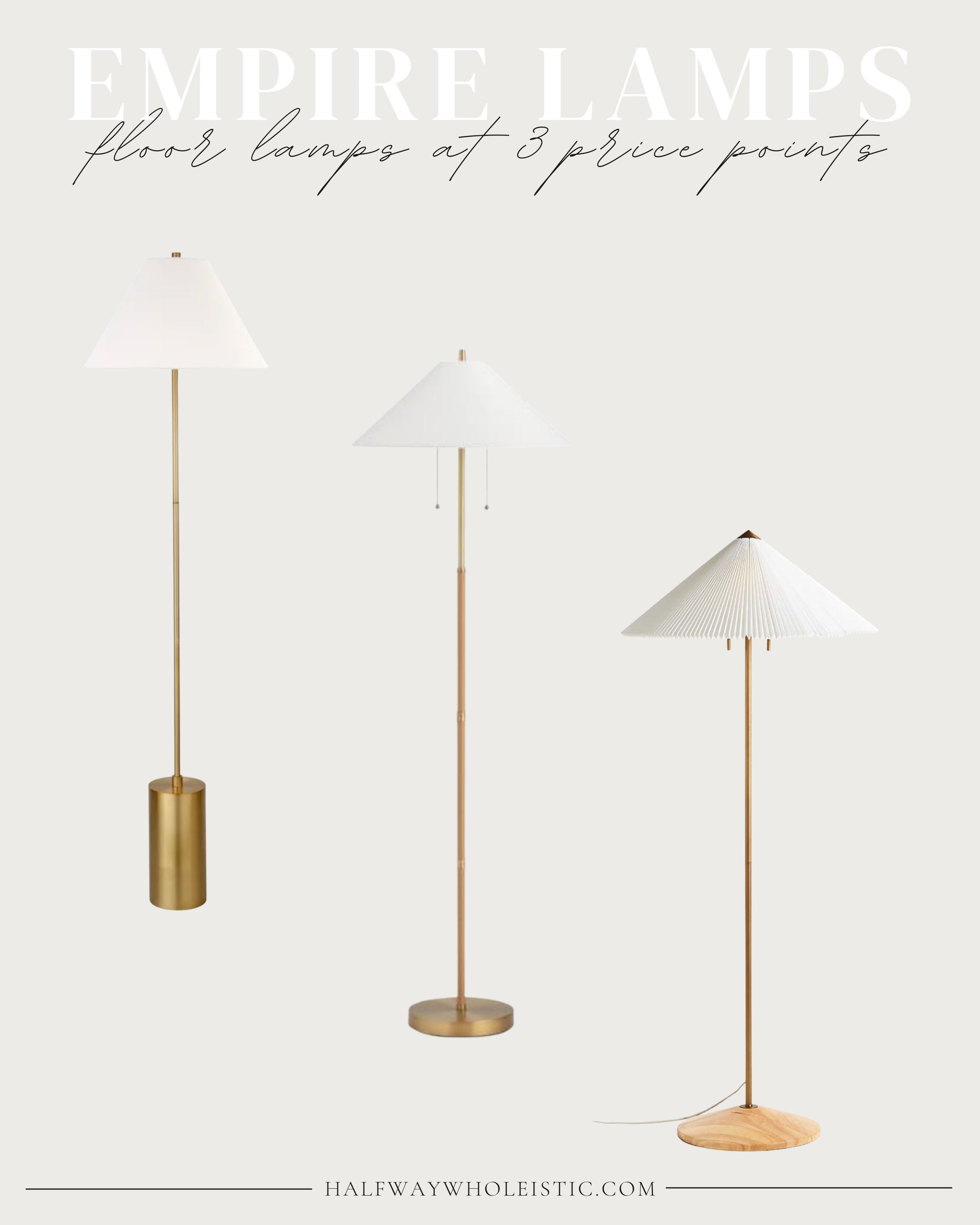 Trend Alert: Empire Lamps