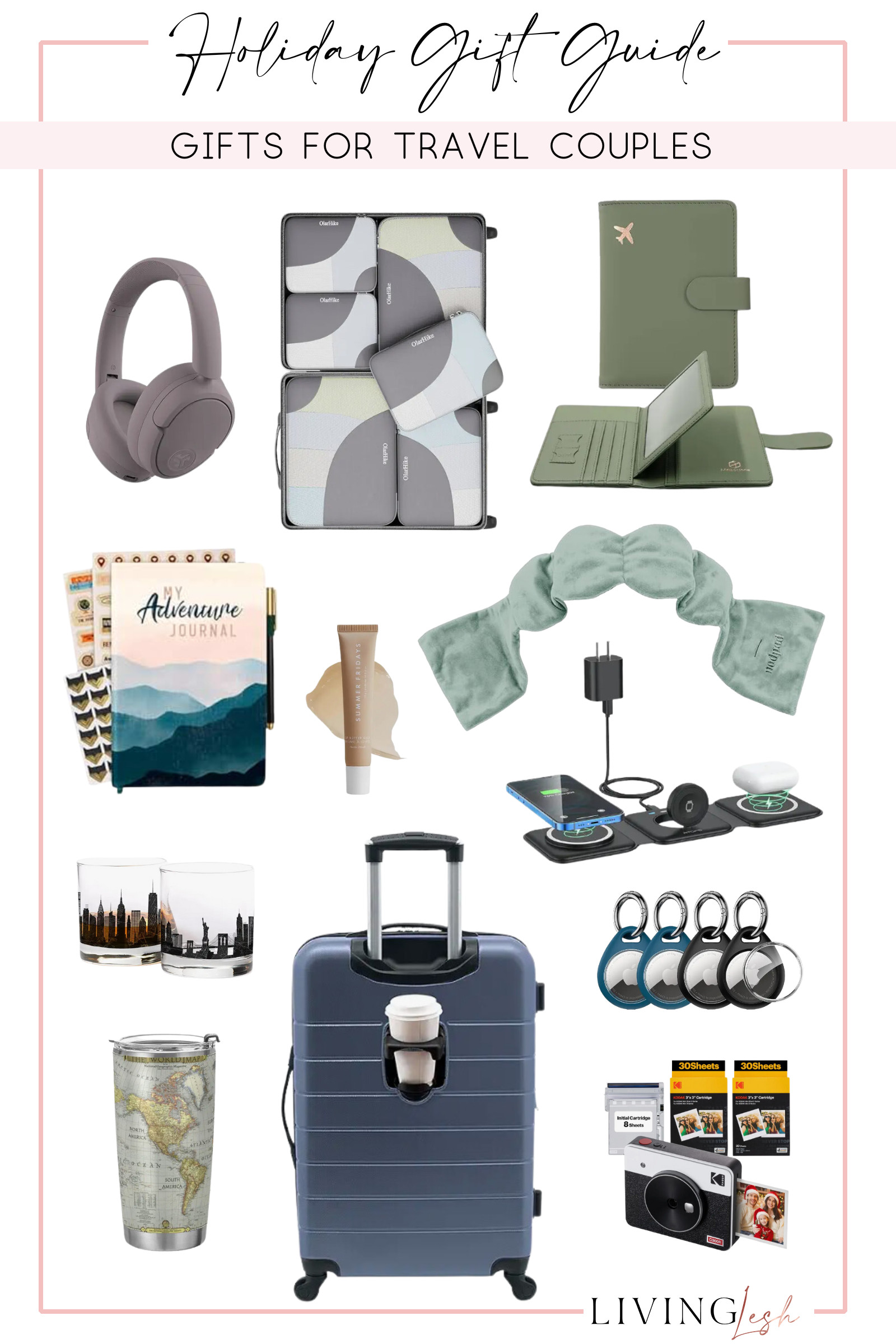 Best Gifts for Travel Couples - Holiday Gift Guide | LivingLesh