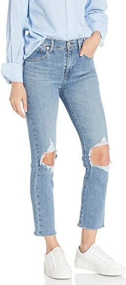 Levi's Women's 724 High Rise Straight Crop Jeans